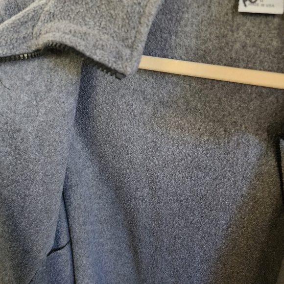 USA Olympic Committee Gray Fleece Zip Up Vest, Sz M - Picture 4 of 8